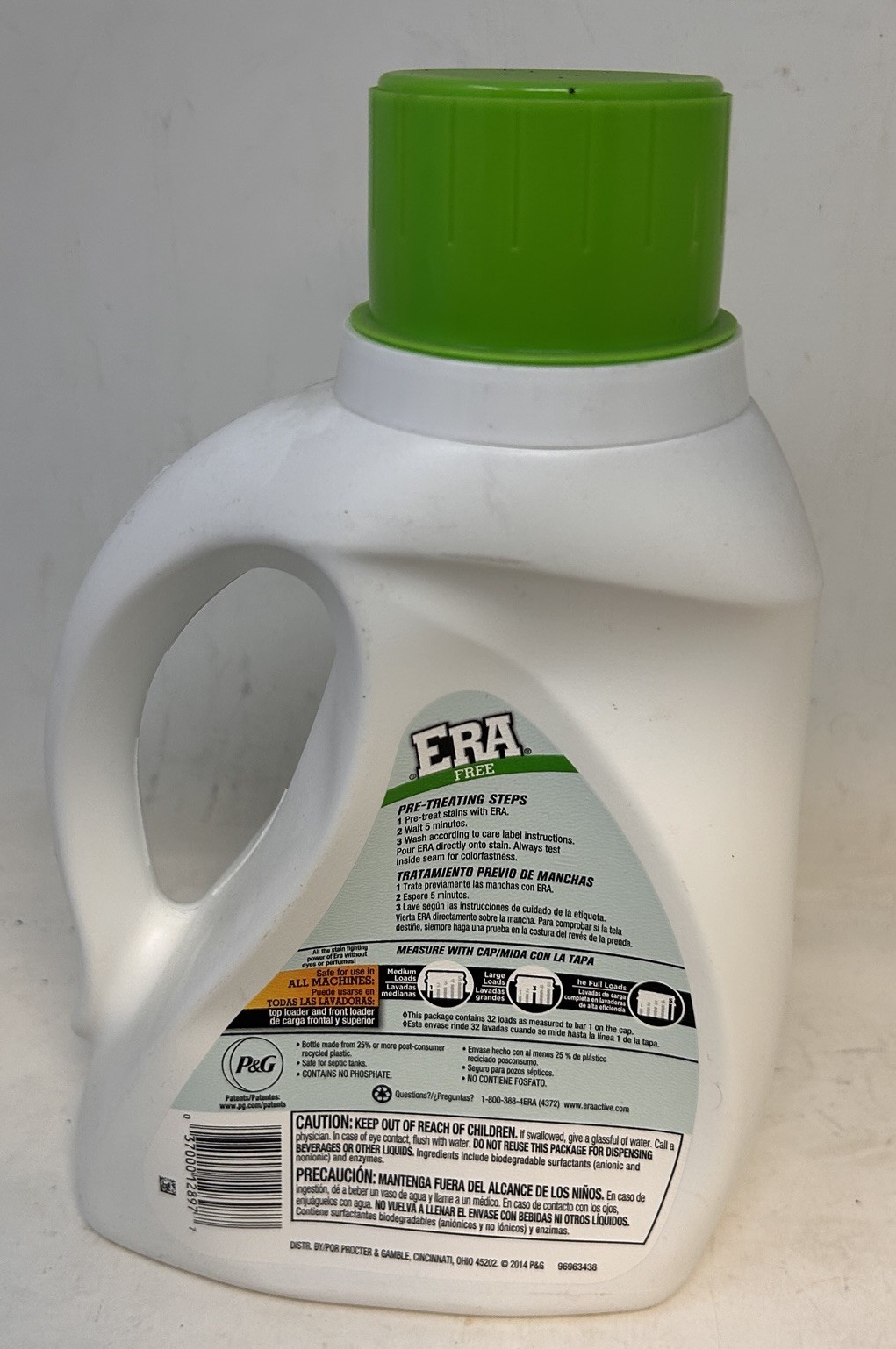Era Free 2X Liquid Laundry Detergent, 32 Loads, 50 fl oz Discontinued