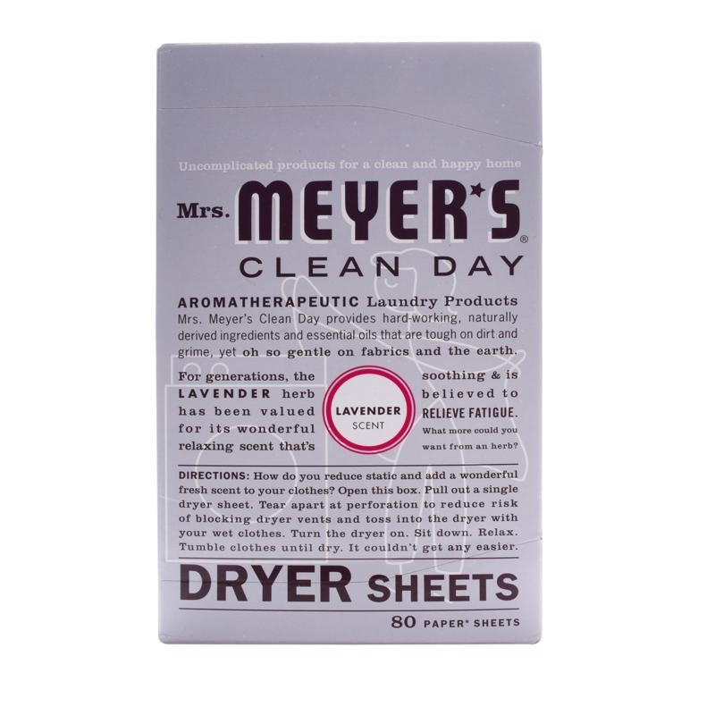 Mrs. Meyer’s Clean Day Lavender Scent Fabric Softener Sheets 80 pk