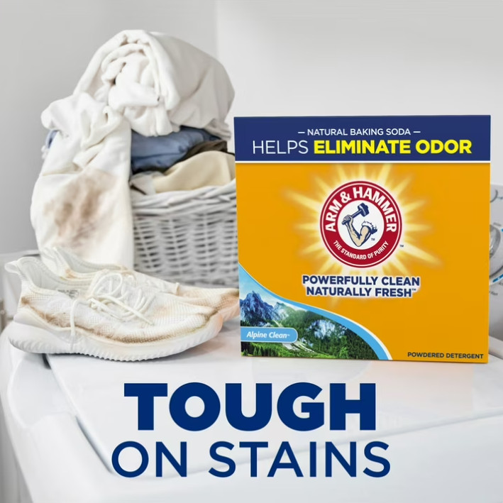 3 Box ARM & HAMMER Powder Laundry Detergent, Alpine Clean, 9.56 lb/ Box