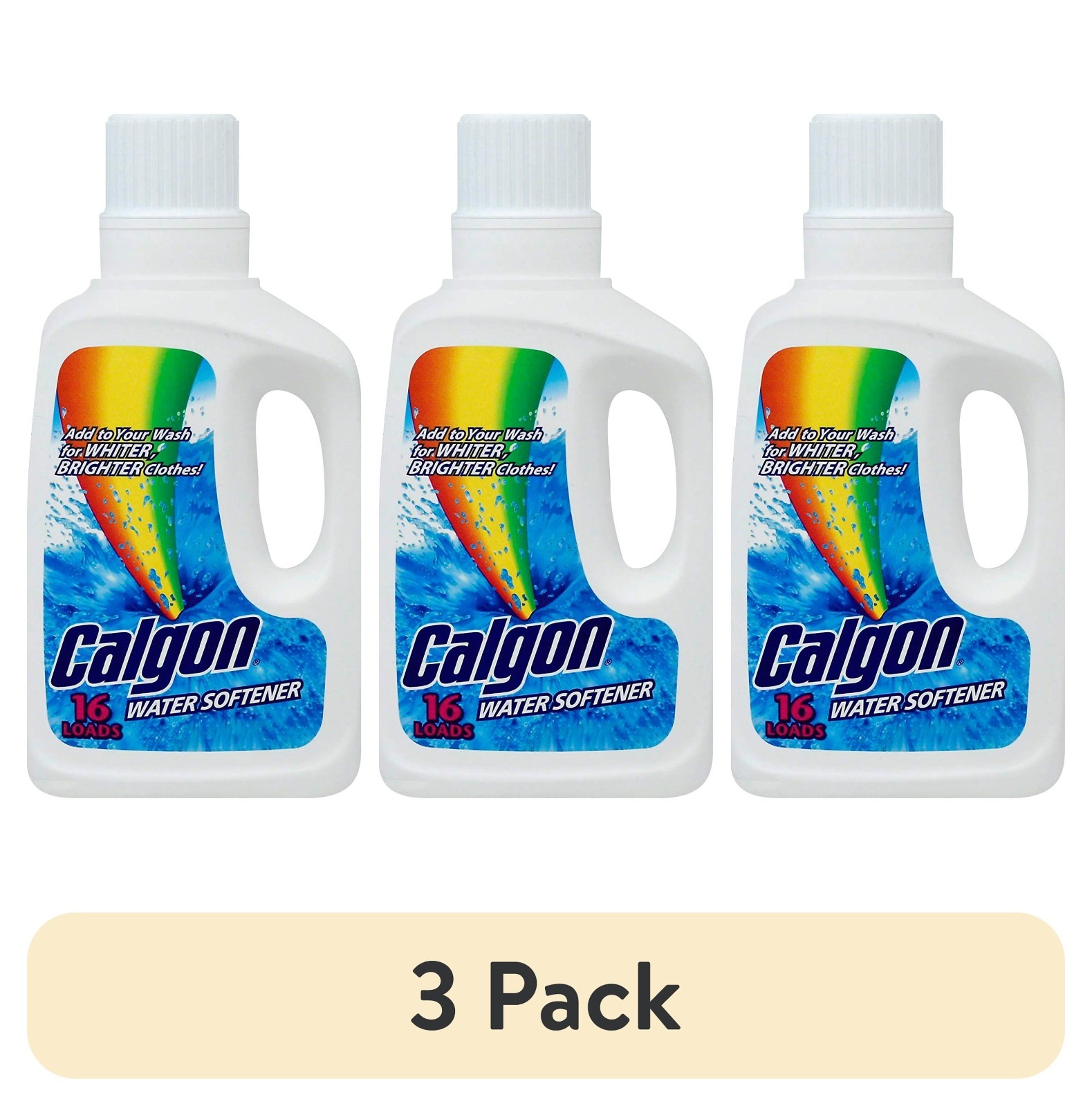 3 PACK Calgon Water Softener, 32oz Bottle, Laundry Detergent Booster Free & Fast