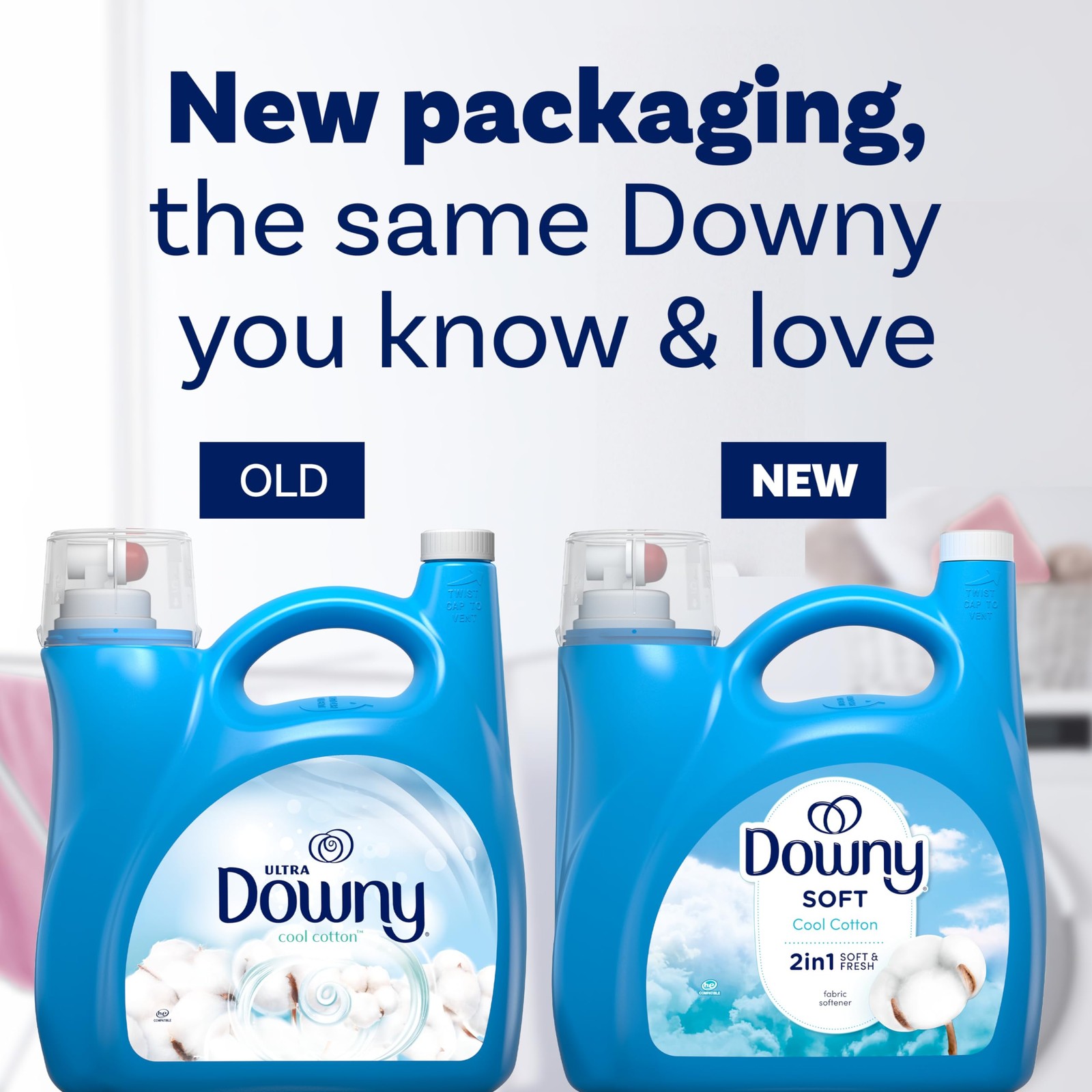 Downy Soft, 2 in 1 Soft and Fresh Liquid Fabric 140 Fl Oz (Pack of 1)