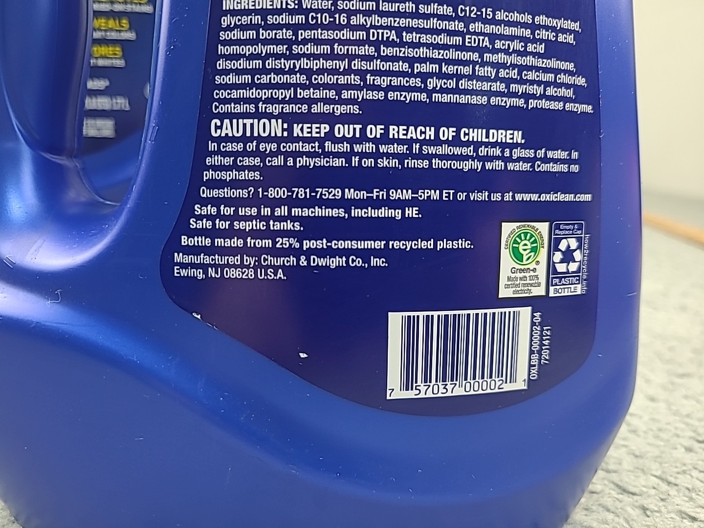 2x OxiClean High Def Sparkling Fresh Liquid Laundry Detergent, 60 oz 40 Loads”