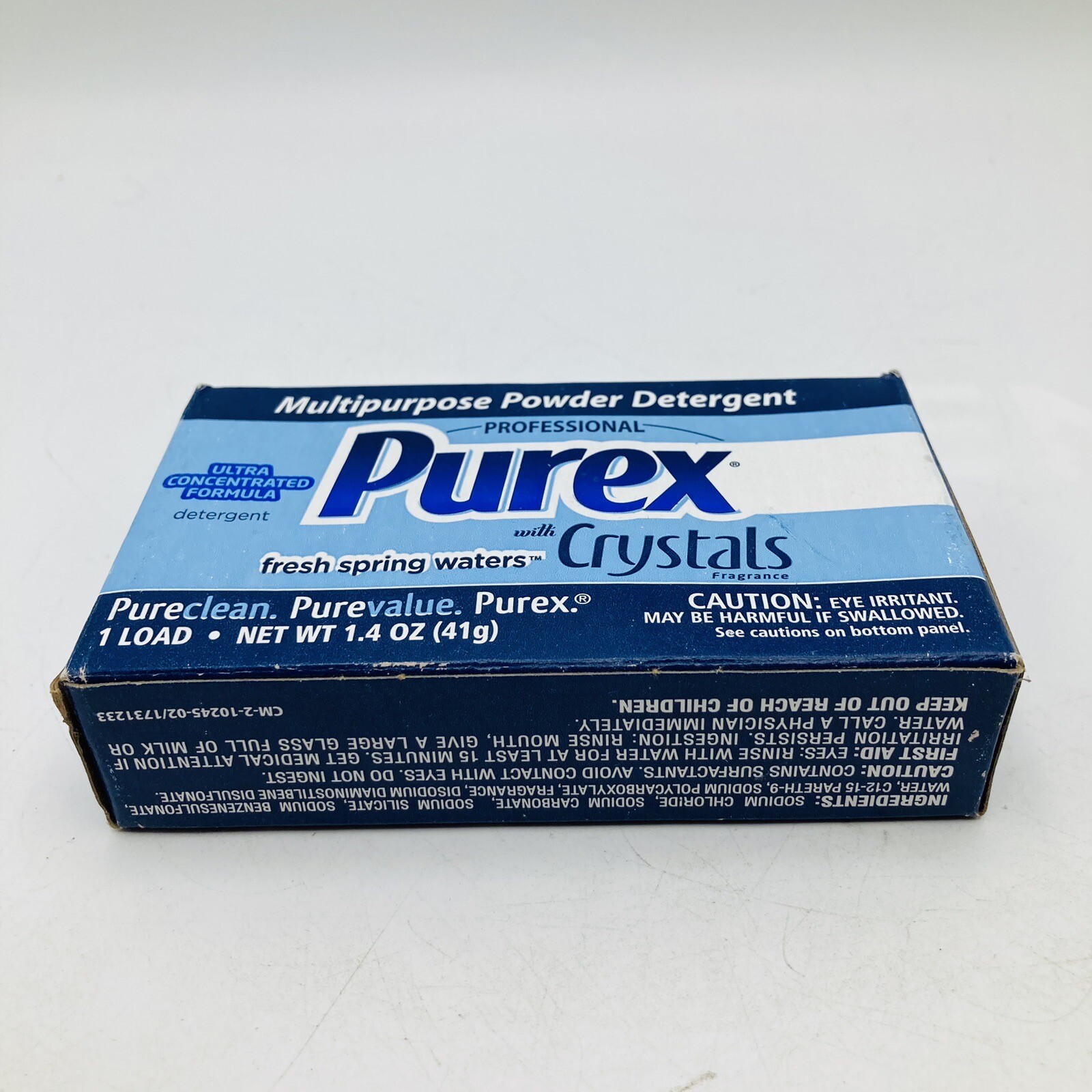 Purex Multipurpose Powder Detergent Fresh Spring Waters 1 Box 1 Load New 2012