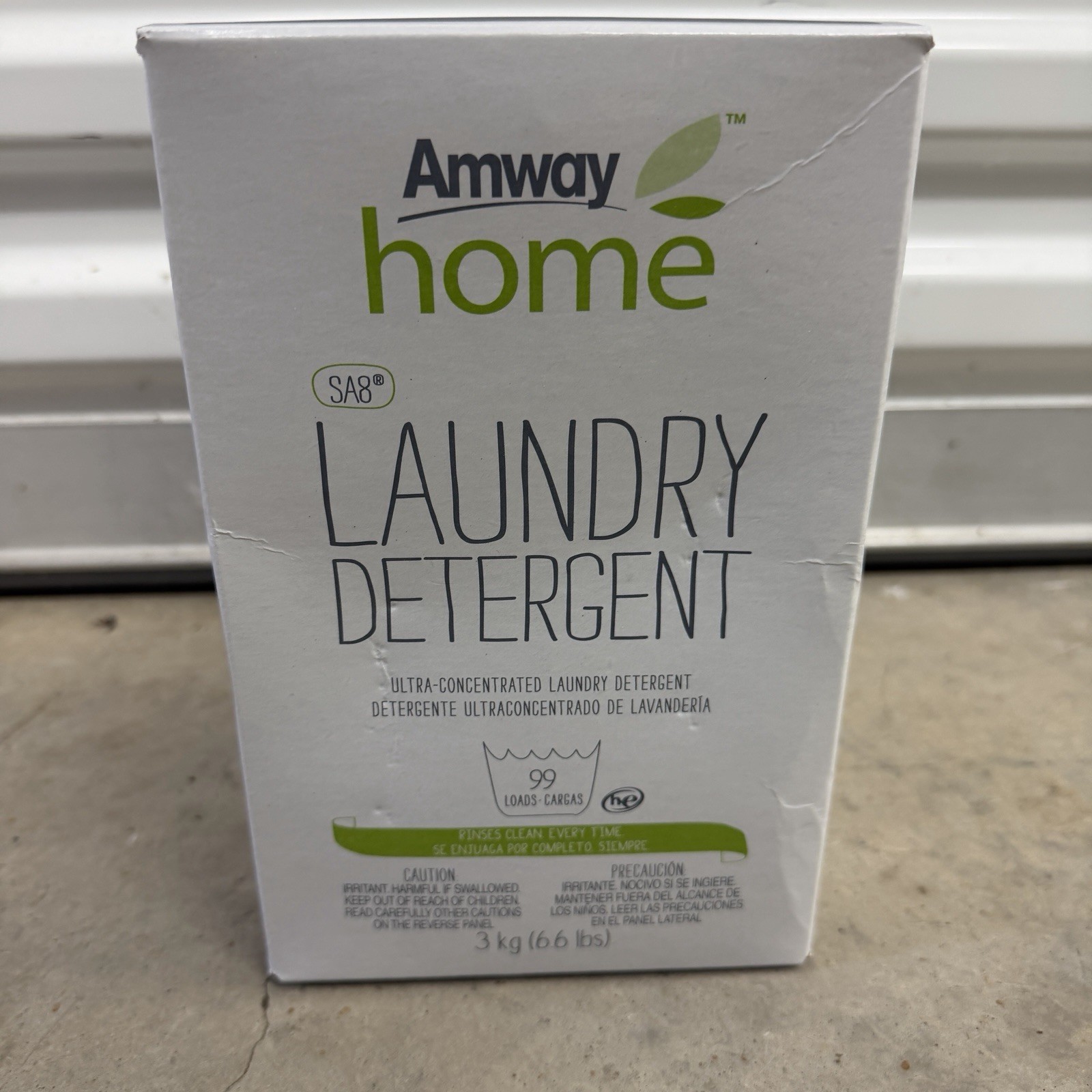 Amway Home SA8 Powder Laundry Detergent HE Compatible Unscented 99 Loads