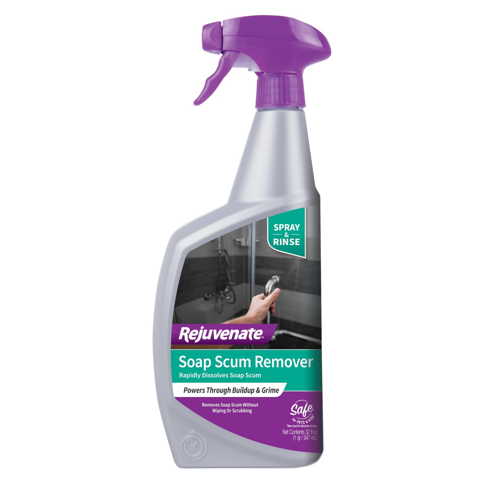 Rejuvenate Soap Scum Remover, 32 Ounces, Easily 32 Fl Oz (Pack of 1)