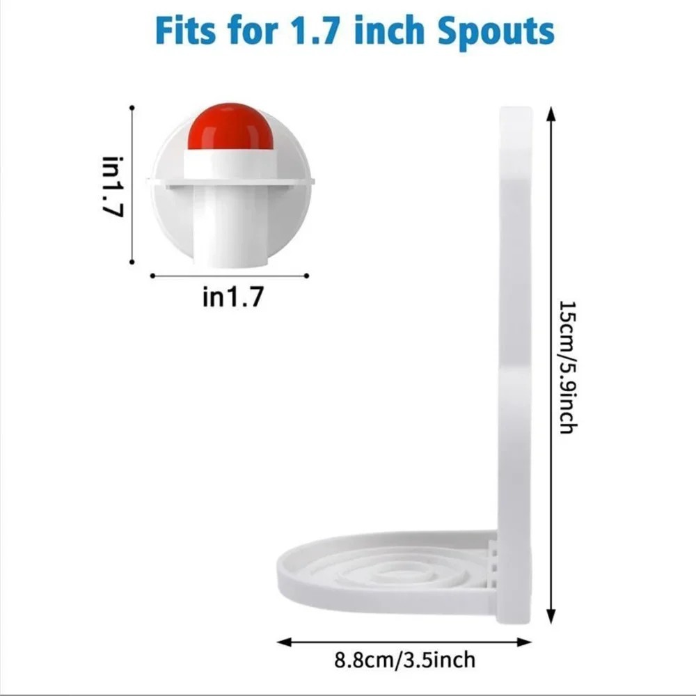 2x Laundry Detergent Holder No Spill Drip Catcher for Laundry Room Organization