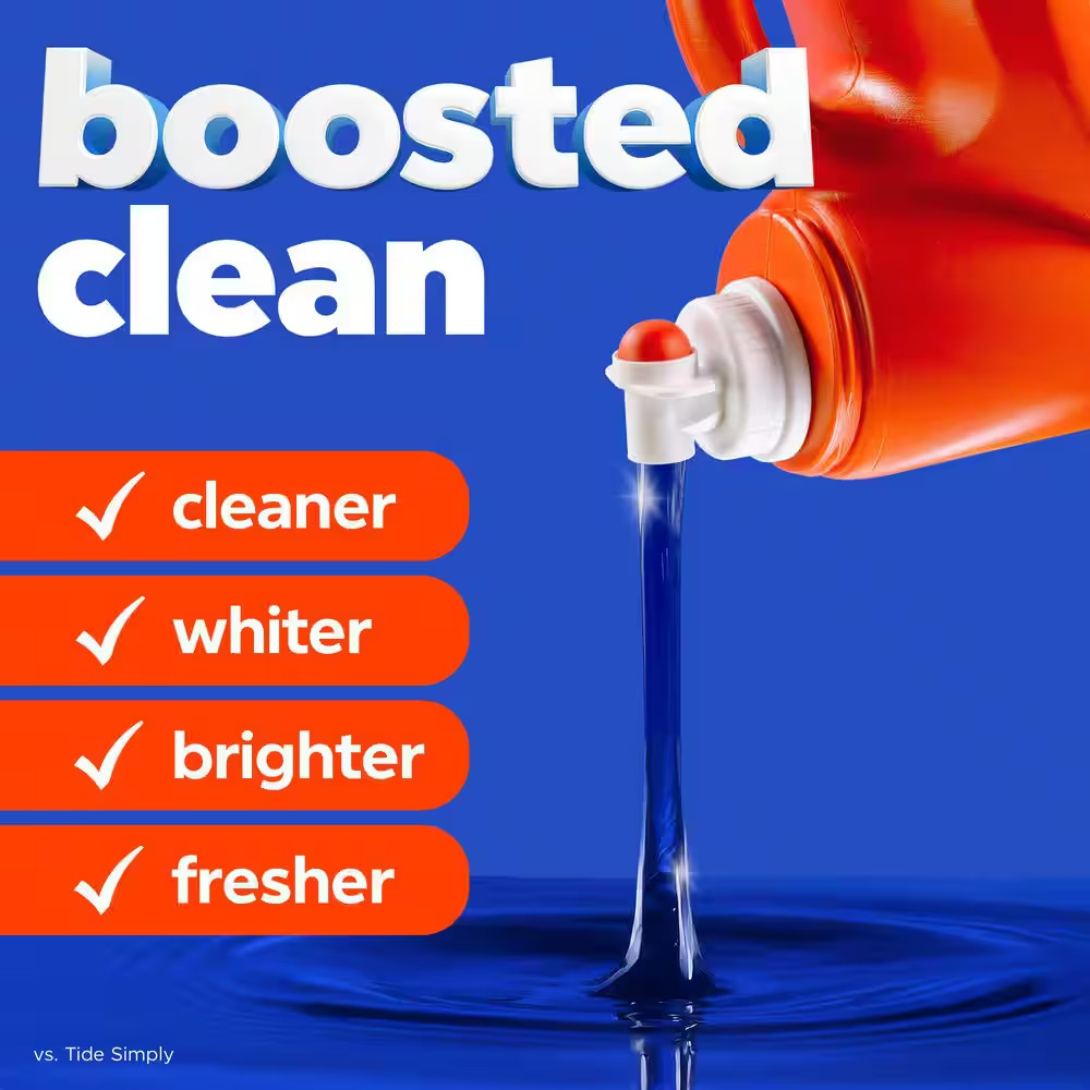 Original Scent Liquid Laundry Detergent, 100-Loads, 132 Fl. Oz.