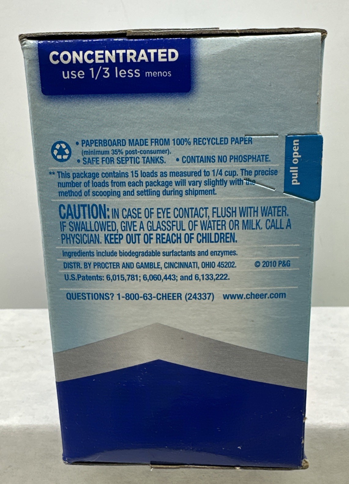 Cheer Bright Clean Fresh Scent Powder Laundry Detergent 20oz Discontinued