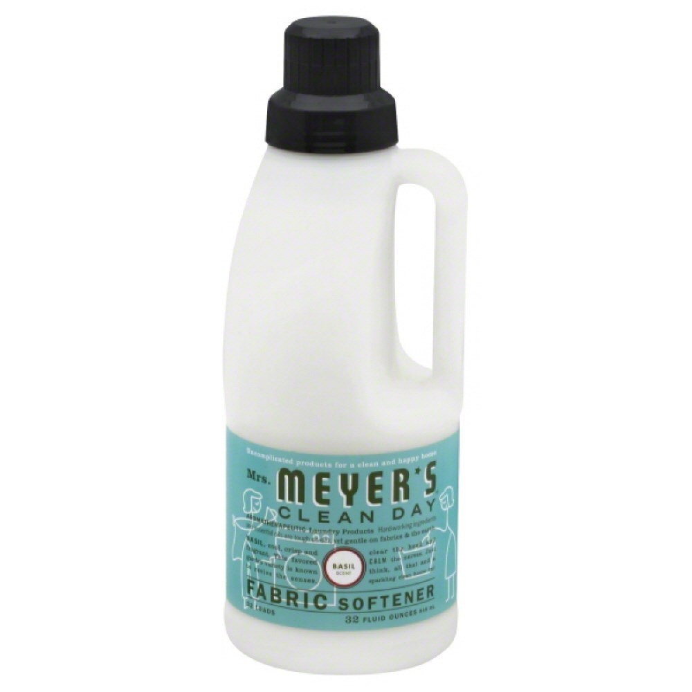 MRS. MEYER’S CLEAN DAY Liquid Fabric Softener, 32 Fl Oz (Pack of 6), Blue