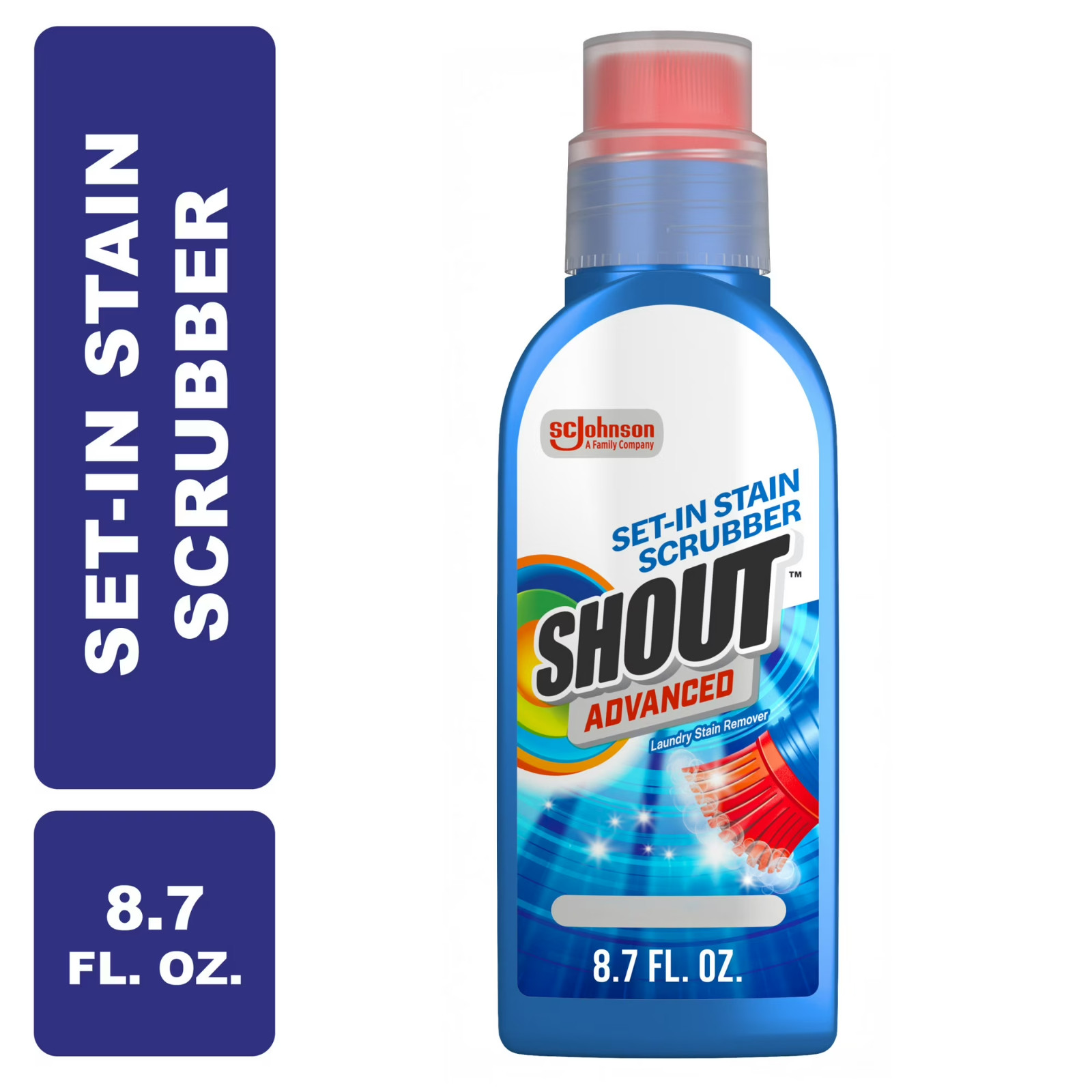 (3 pack) Shout Advanced Ultra Concentrated Gel Brush, 8.7 fl Ounce