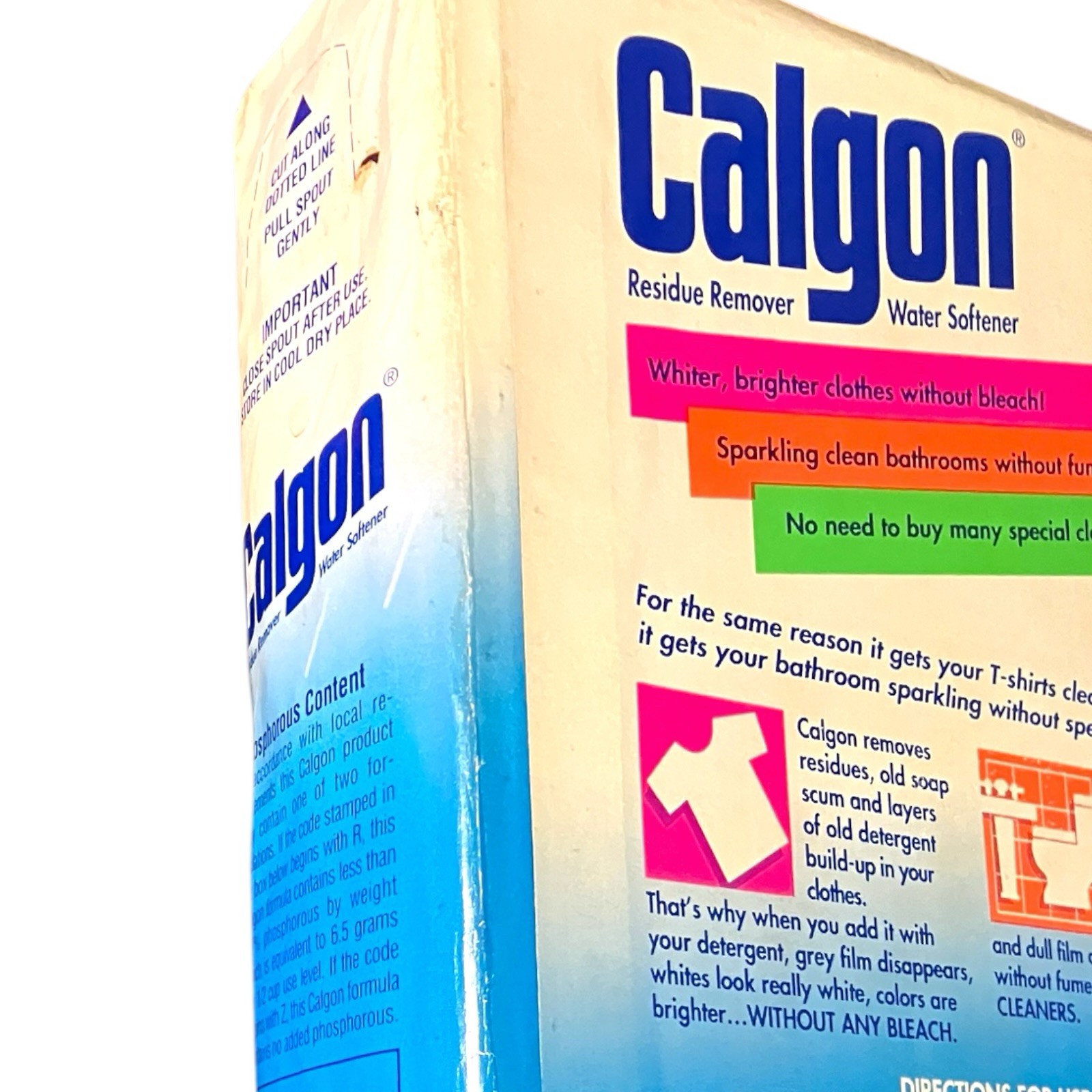 Calgon Water Softener Loose Powder Box 40 Oz 2.8 Lbs Discontinued