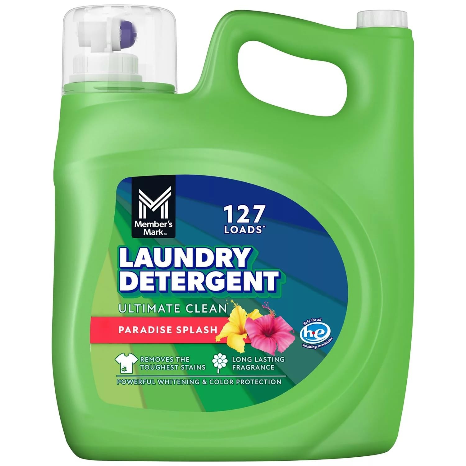 Member’s Mark Liquid Laundry Detergent, Paradise Splash, 127 Loads, 196 Fl Oz
