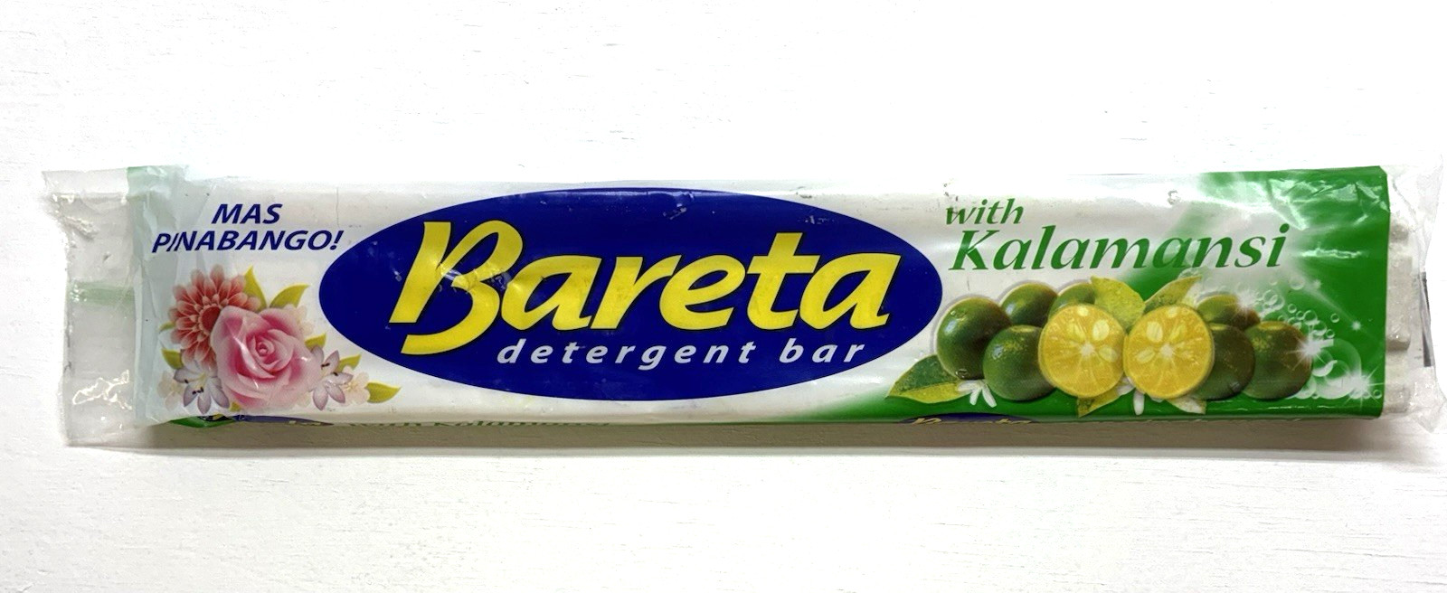 Bareta Laundry Detergent Bar Soap With Kalamansi 330g Long Bar New Sealed