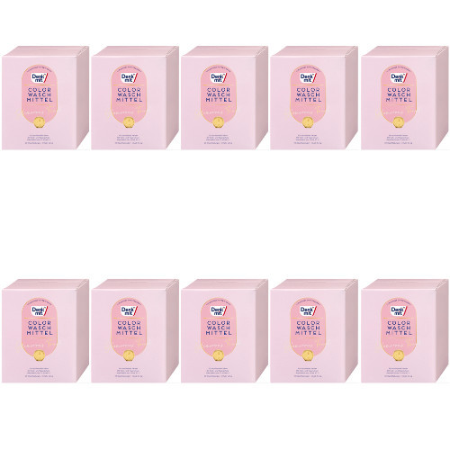 10 x 1.3 Kg Denkmit Color detergent powder Glamorous Touch, 20 Wl