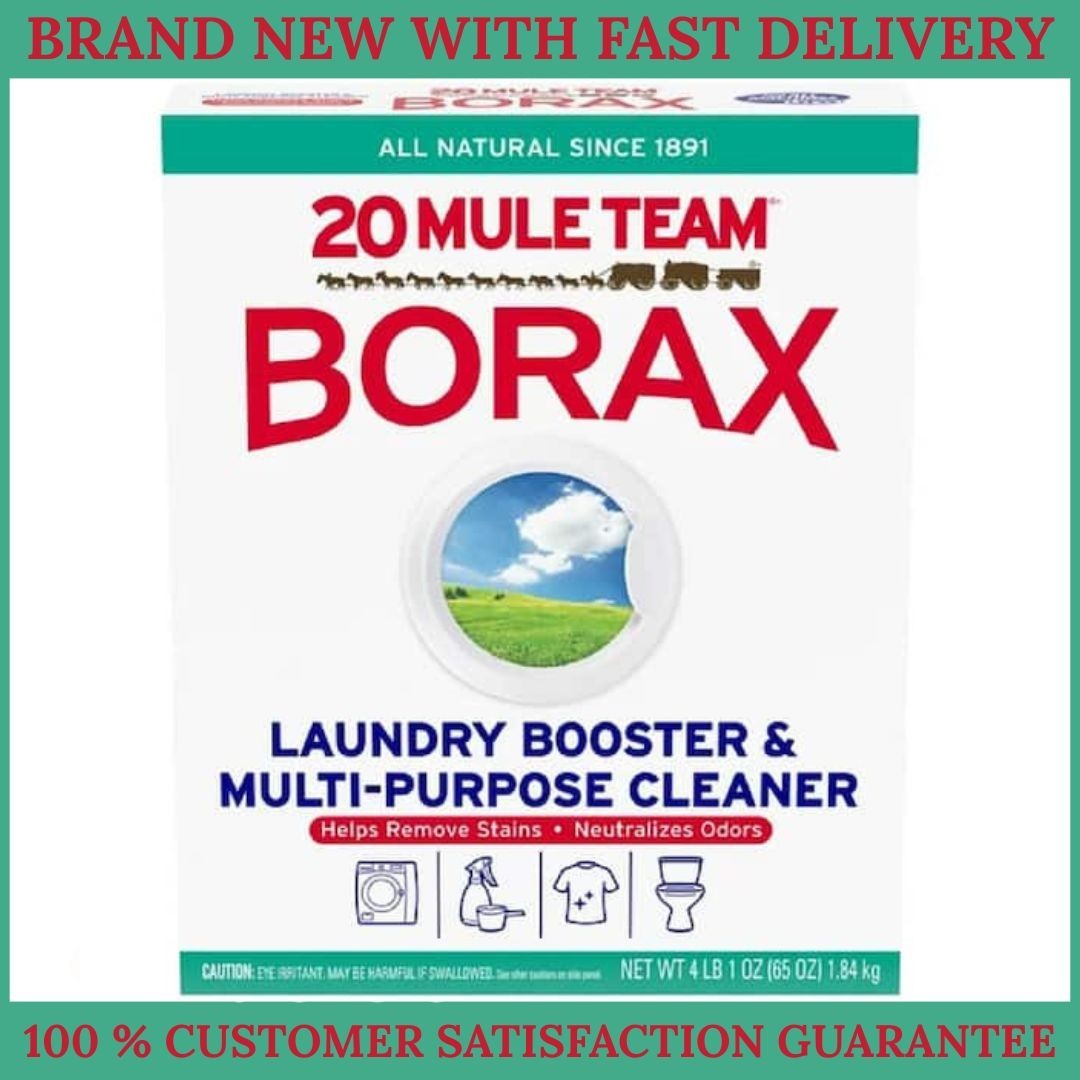 20 MULE TEAM Laundry Detergent All Natural Booster Multi Cleaner-65Oz