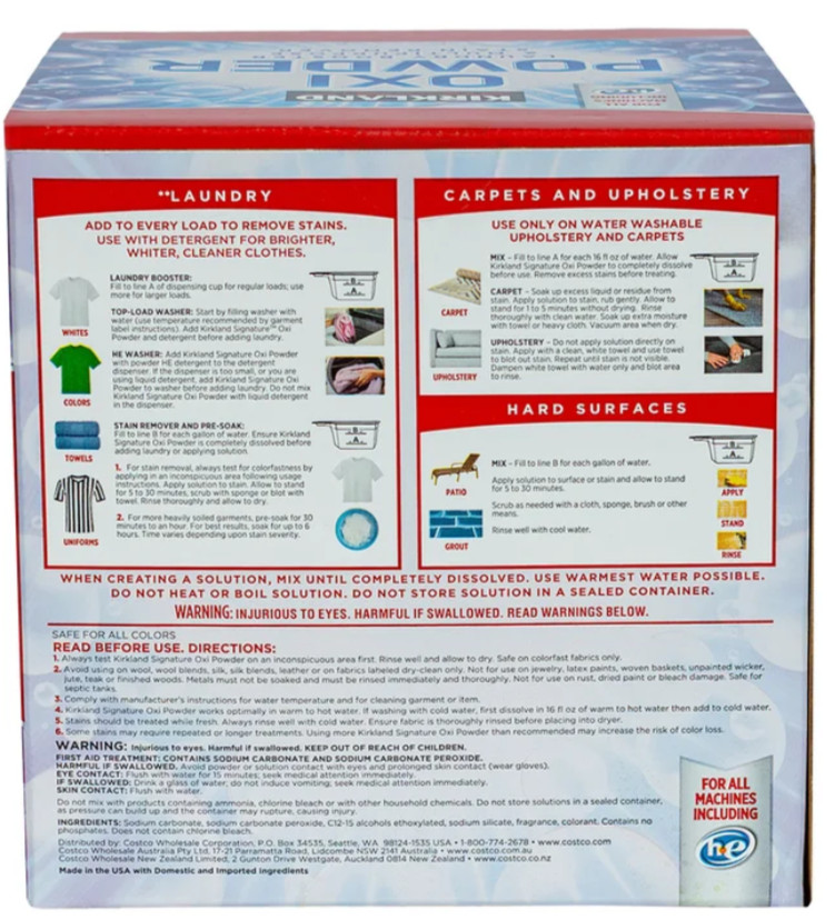 Oxi Clean Max Efficiency Stain Remover 20% Loads More.