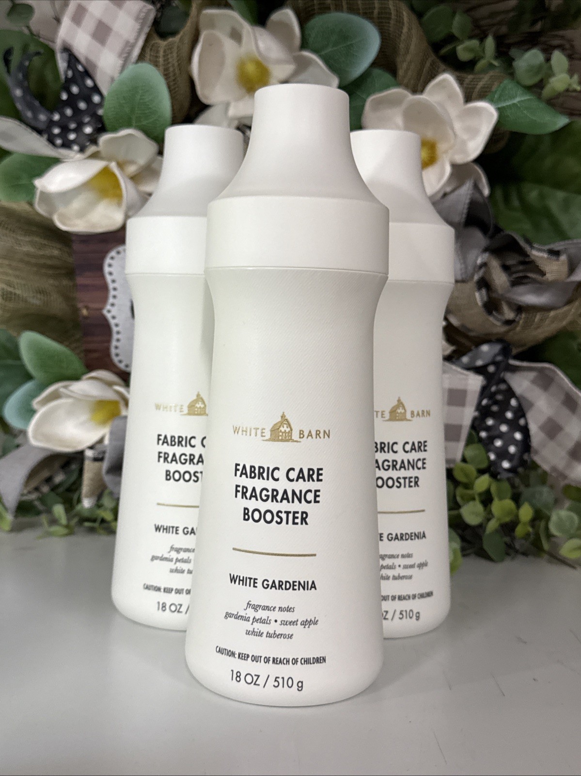 X3 Bath & Body Works While Gardenia Laundry Fragrance Booster