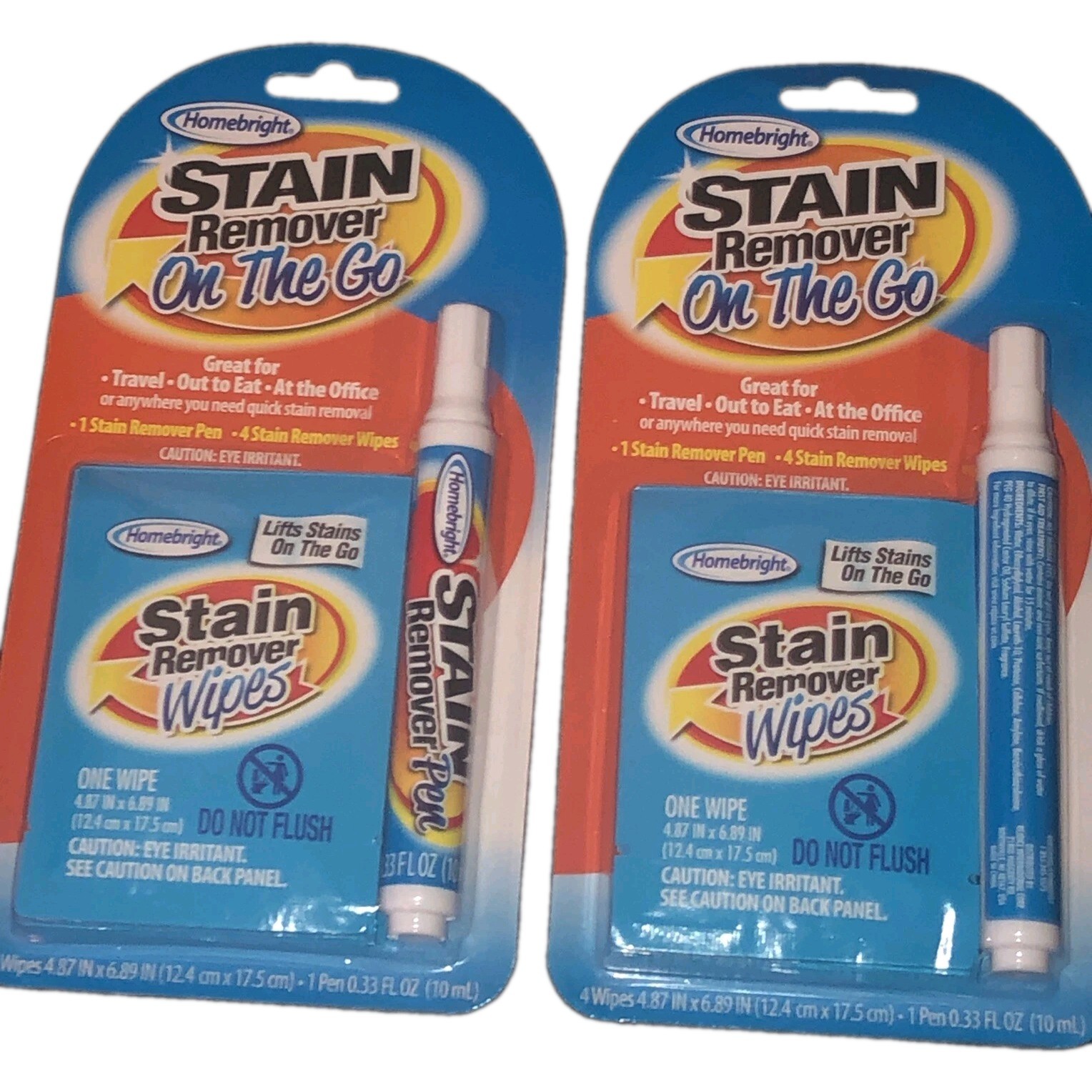 2 PK~ STAIN REMOVER On The Go Power Stain Remover Pen