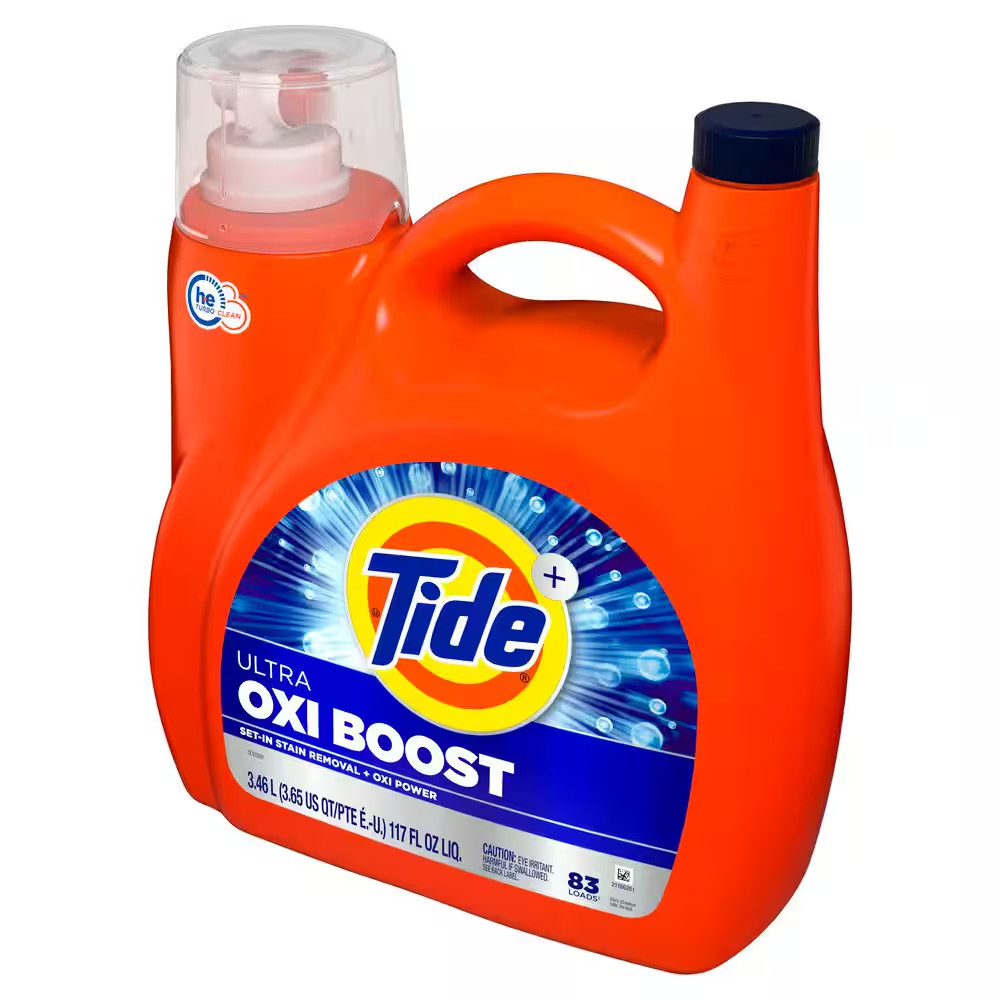 117 Oz. HE Ultra Oxi Boost Liquid Laundry Detergent (83-Loads)