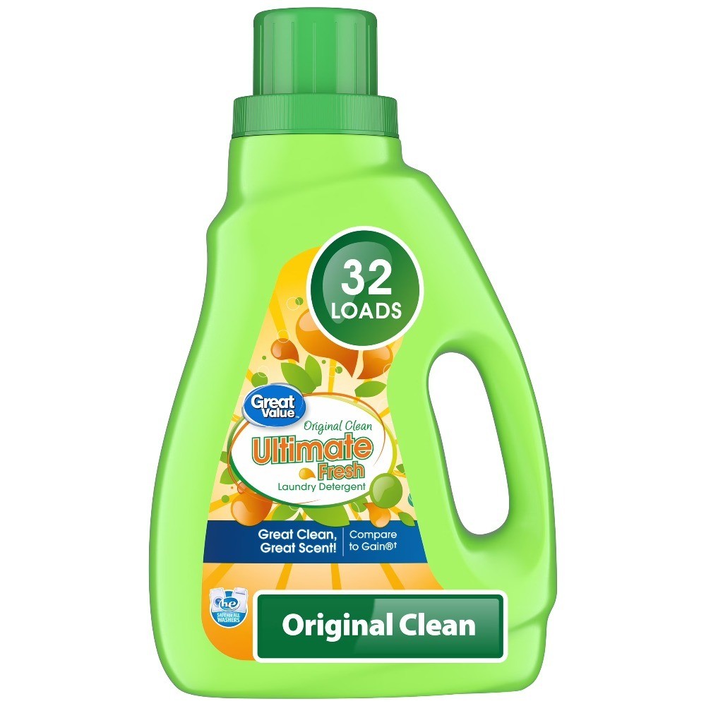 Ultimate Fresh Laundry Detergent Original Clean Scent 46 Fluid Ounces 32 Loads
