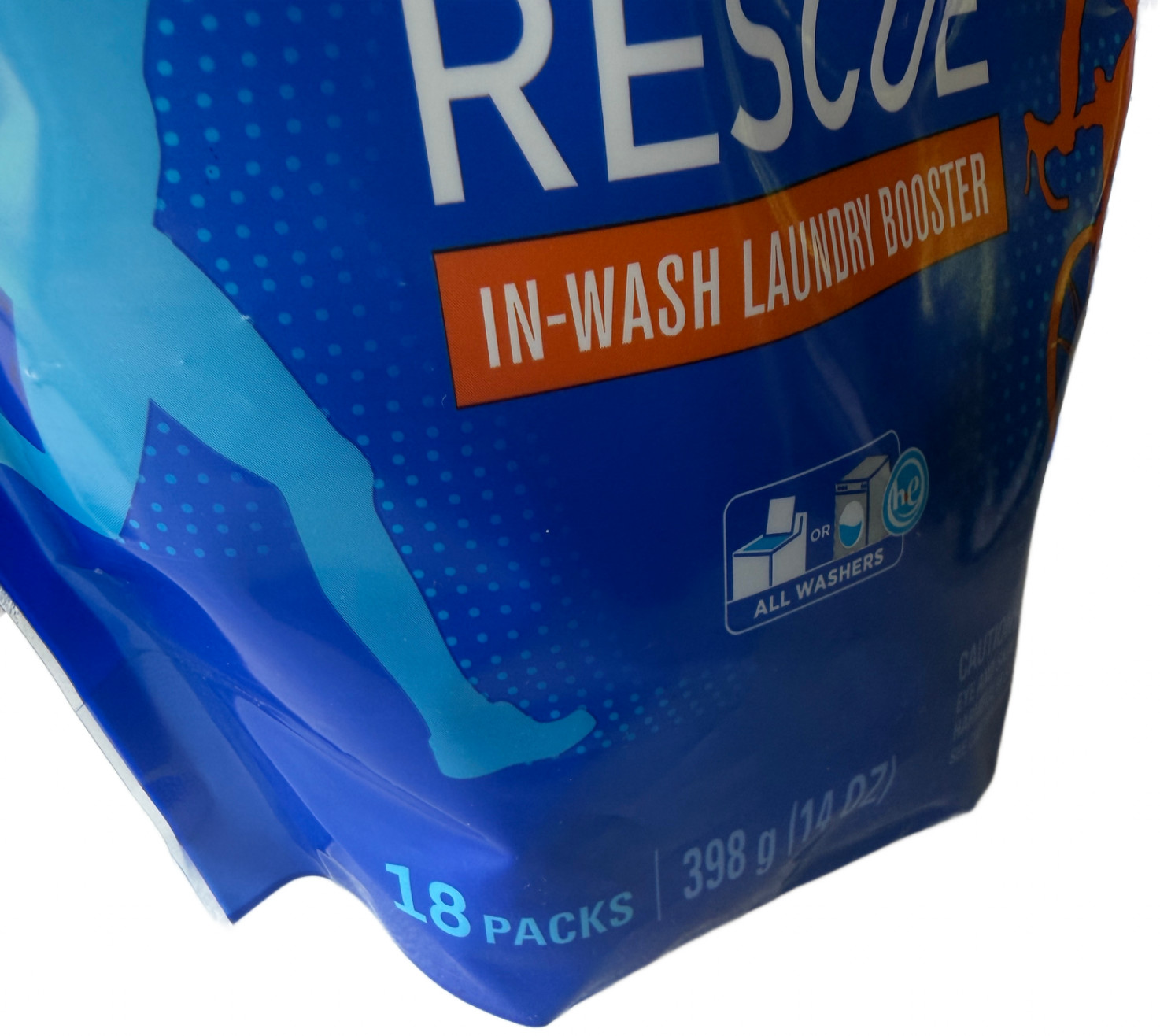 (PACK OF 2) Tide Odor Rescue In-Wash Laundry Booster 18 Count 14 oz Febreze