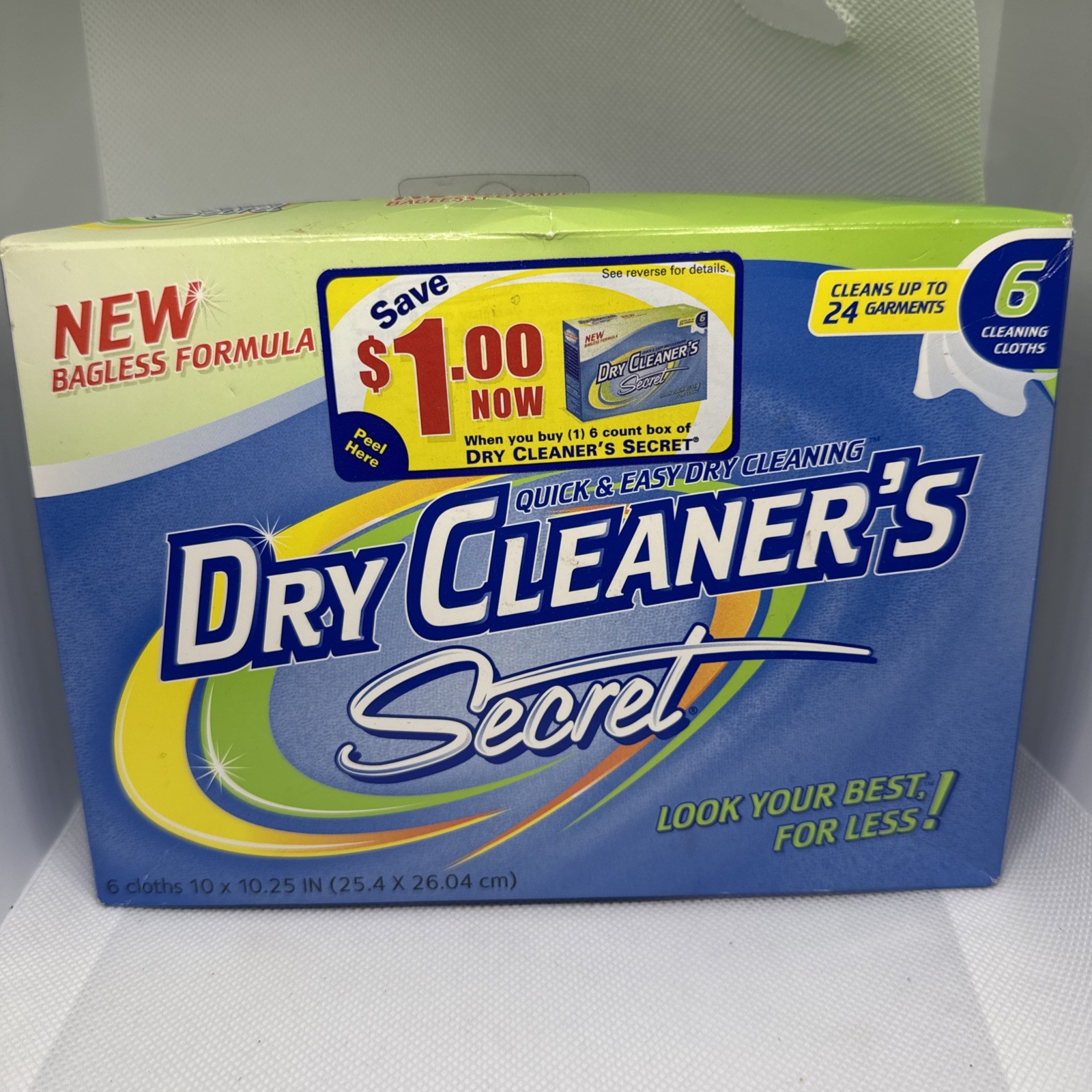 Woolite Dry Clean At Home By Dry Cleaner’s Secret 6-Pack Cloths