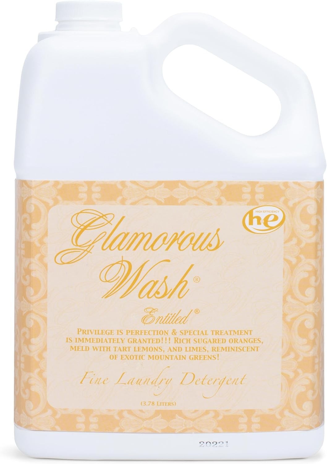 Tyler ENTITLED Glamorous Fine Laundry Detergent 128 Ounce