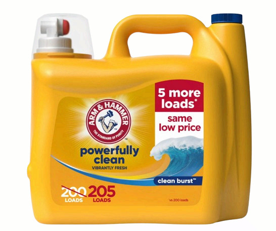 3 pack ARM & HAMMER Laundry Detergent Liquid, Clean Burst 5 Extra Loads 205 fl