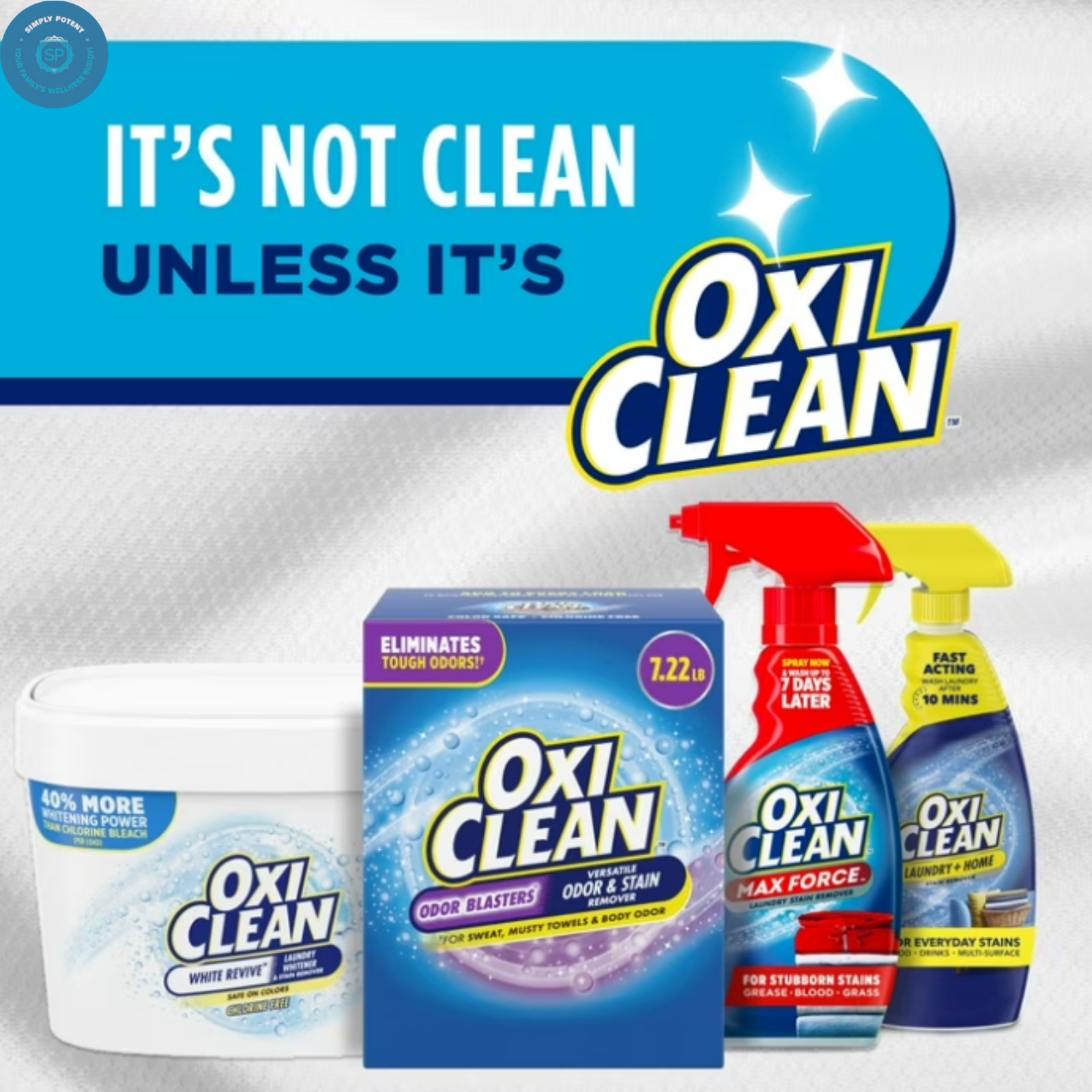 OxiClean Odor Blasters Versatile Odor and Stain Remover Powder, 7.22 lb