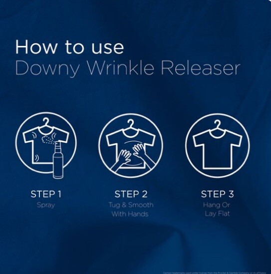 Downy Wrinkle Releaser Fabric Spray Fresh Scent 3oz ( 2 bottles ): Truly Works !