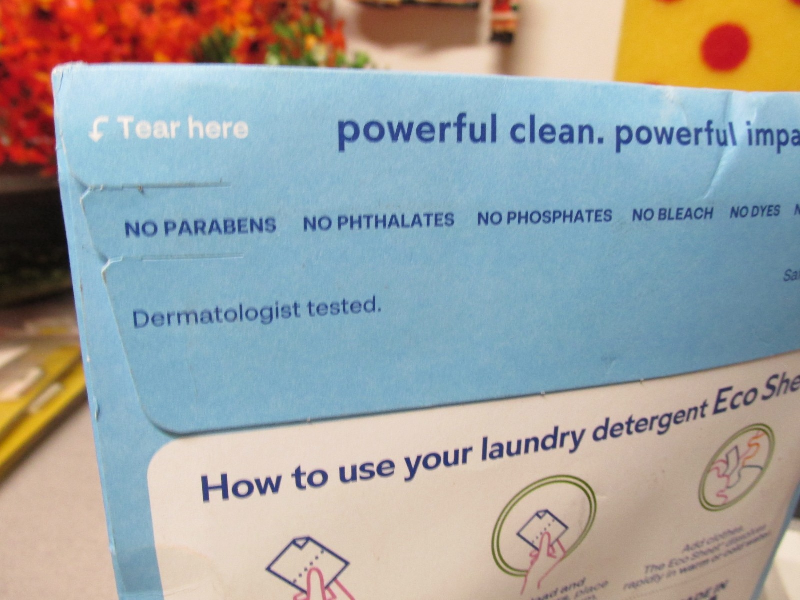 Earth Breeze Fragrance Free 30 Eco Sheets Laundry Detergent Quick Dissolve