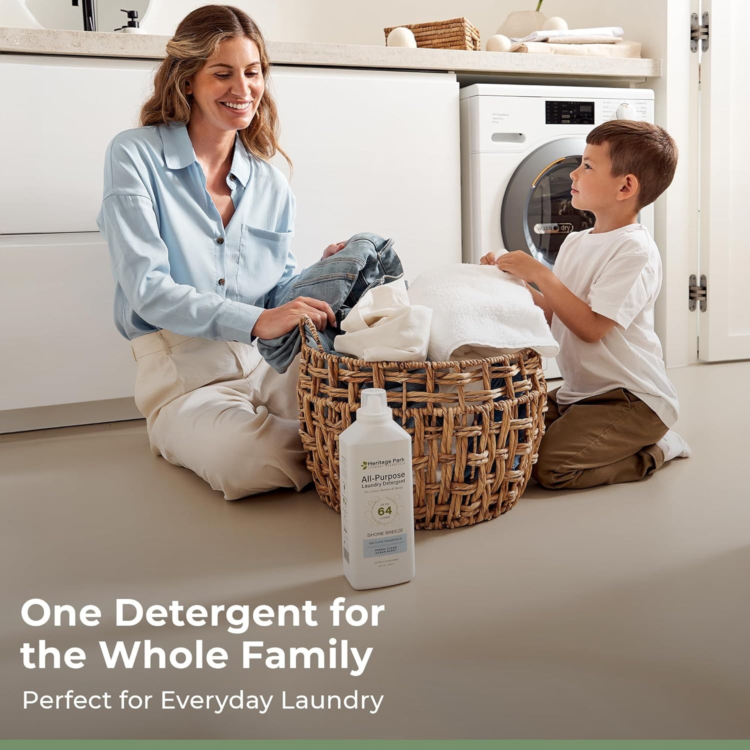 Heritage Park Luxury Laundry Detergent Dermatologist Tested Plant based Natural
