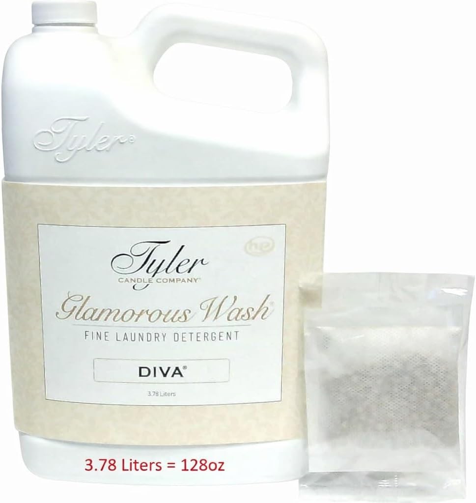 Tyler Glam Wash Laundry Detergent Diva 907g Liquid 32 FL Oz 0.95L HE Safe