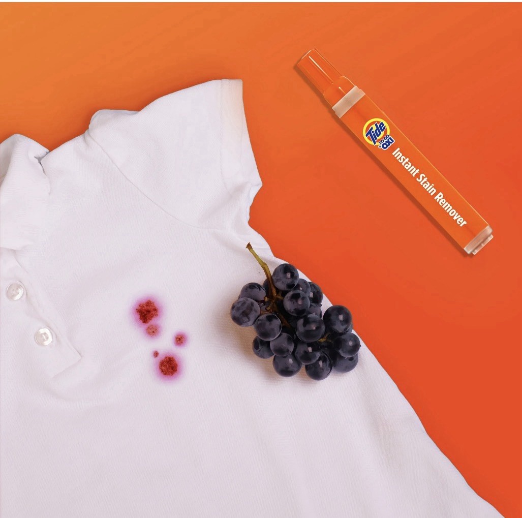 Tide To Go + OXI Instant Stain Remover Pen & Spot Cleaner, Travel Size, 3 Sticks