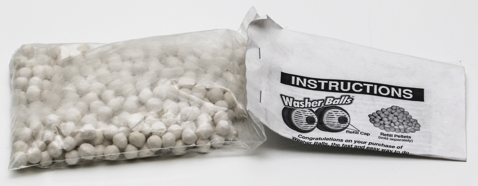 Washer Balls Refill Pellets No Detergent Clean Laundry Clothes Wash Pellet Pack