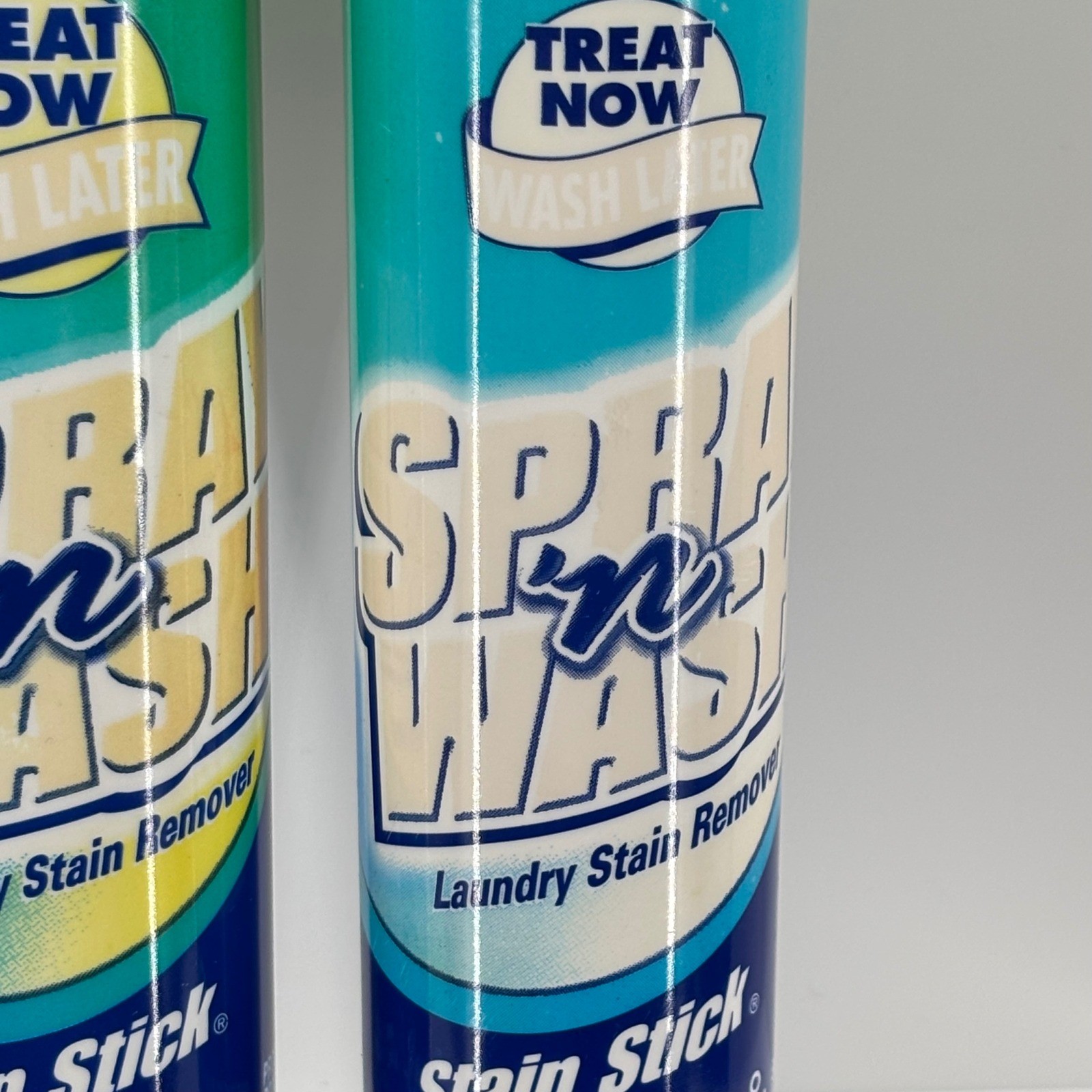 Spray n Wash Laundry Stain Remover Stain Stick 2 Pack Treat Now Wash Later 4.3oz
