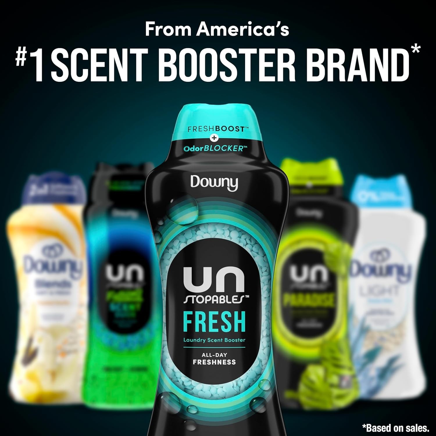 Unstopables In Wash Scent Booster Beads, Fresh Scent, 24 oz, Laundry Beads