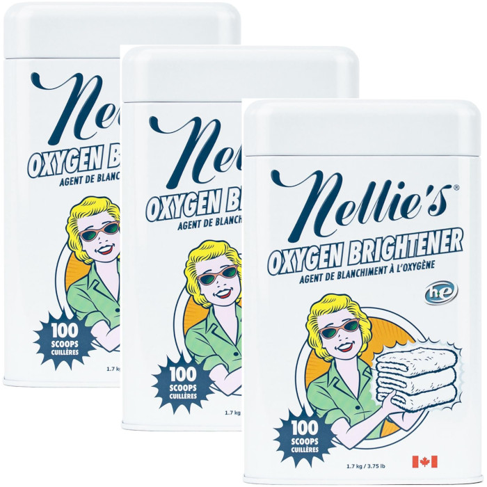 Nellie’s Oxygen Brightener 3.75 lbs Each (Pack of 3)