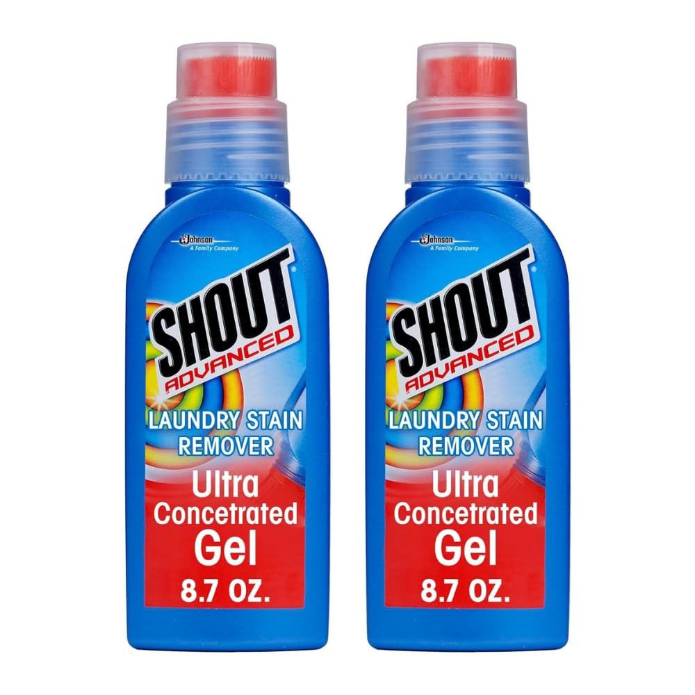Shout Ultra-Concentrated Gel Brush Stain Lifter – 8.7 Ounce (Pack of 2)