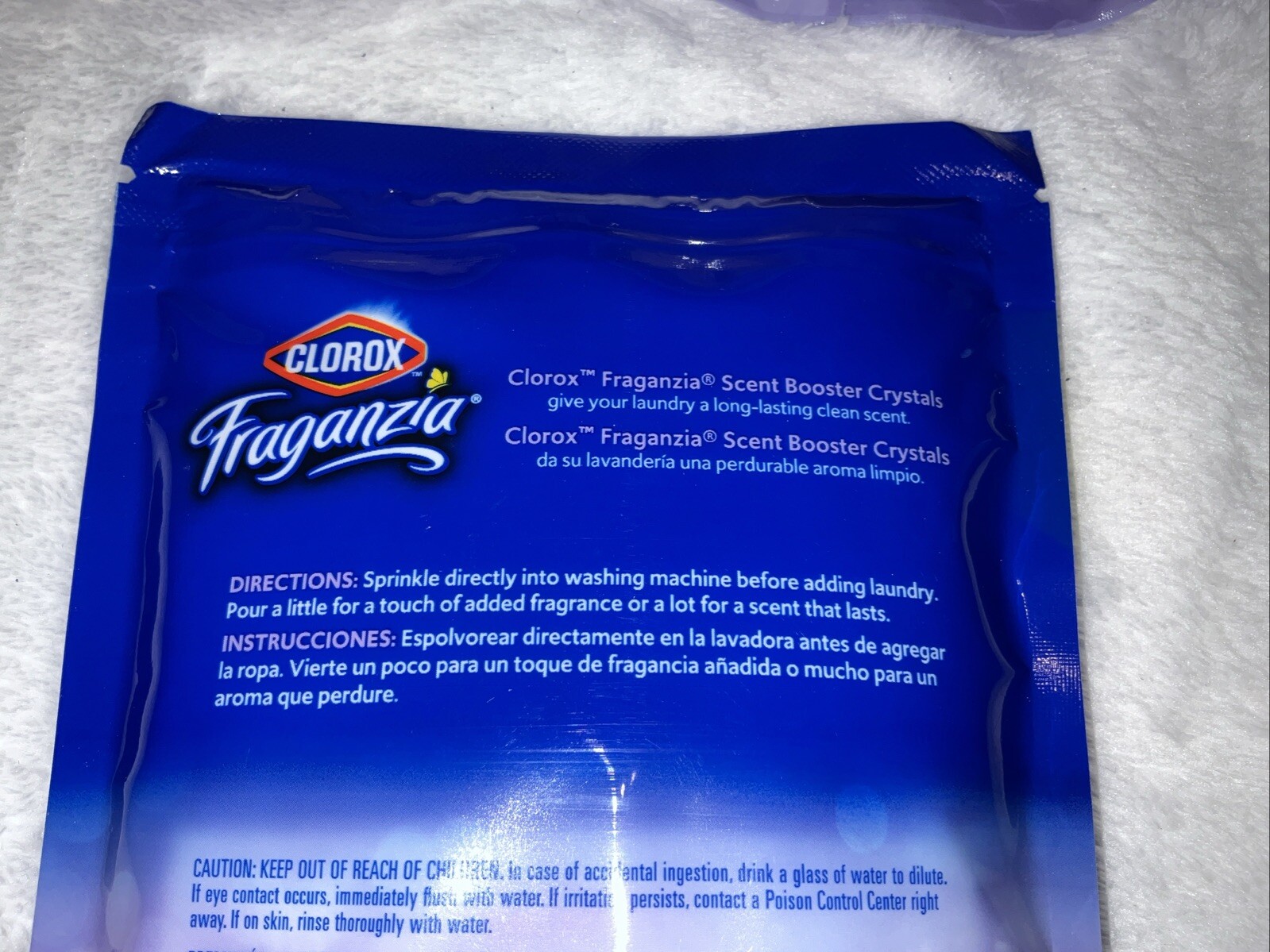 CLOROX FRAGANZIA LAVENDER/EUCALYPTUS INWASH BOOSTER CRYSTALS 10 OZ NEW Lot Of 3