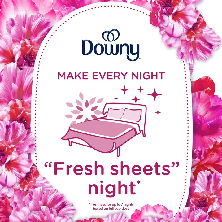 Downy April Fresh Fabric Softener, 140 fl oz (Pack of 2) – 380 Loads | Save $