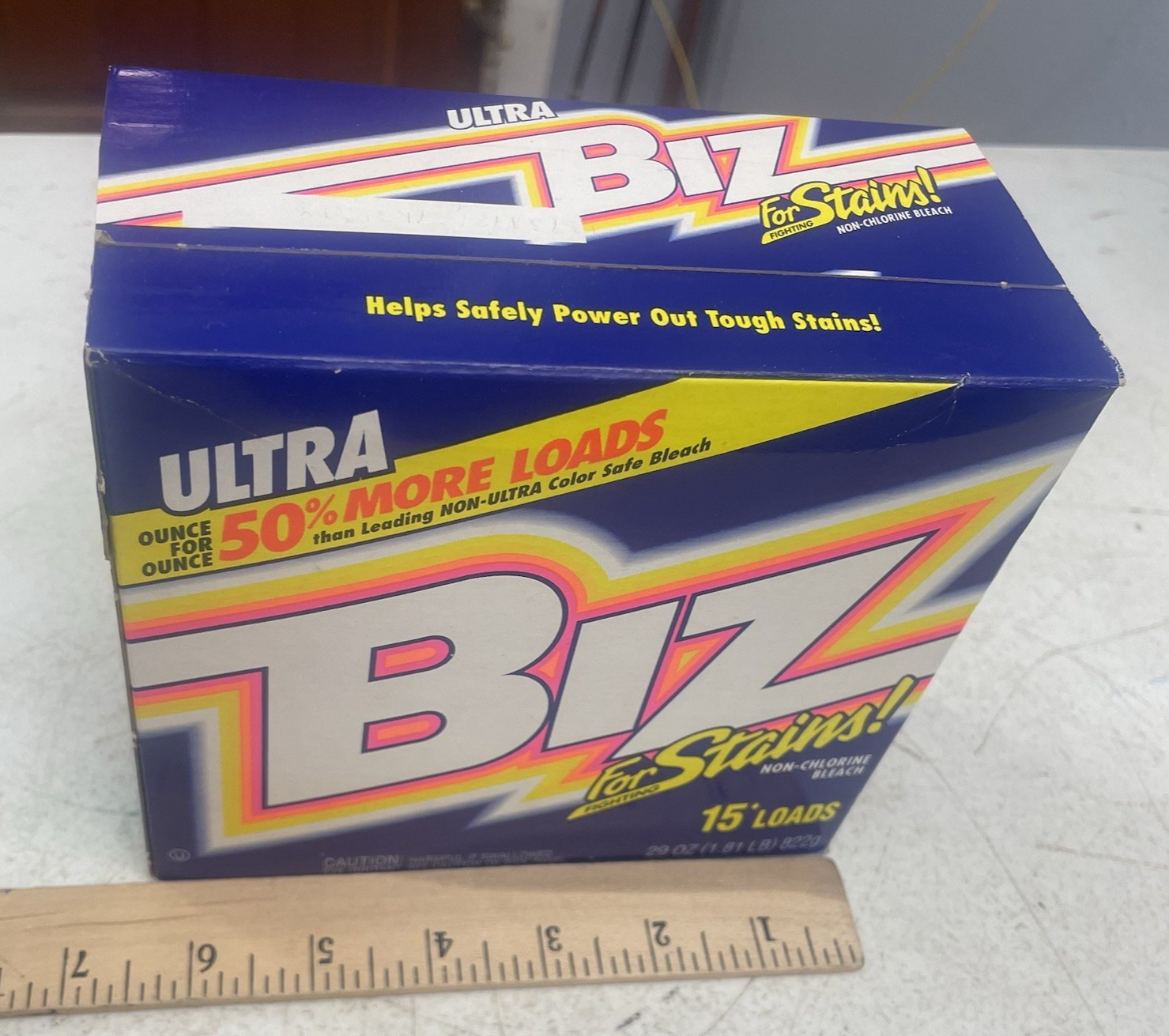 BIZ Ultra Laundry Detergent Powder Booster Stain Odor Removal 29 Oz P&G 1999