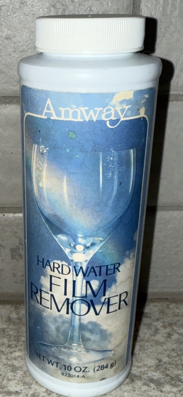 Vintage Amway Hard Water Film Remover Partially Used Laundry Dishes Humidifier