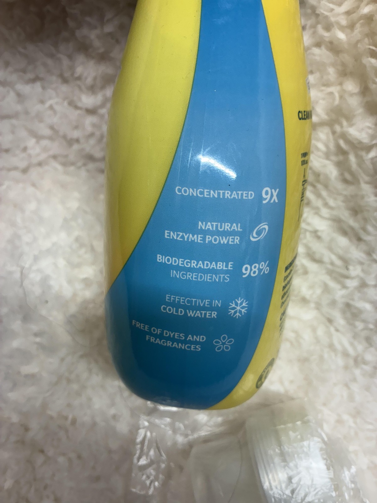 Ecosense MelaBrite 9x Color Booster Laundry Additive Scent-Free 32 oz 96 Loads