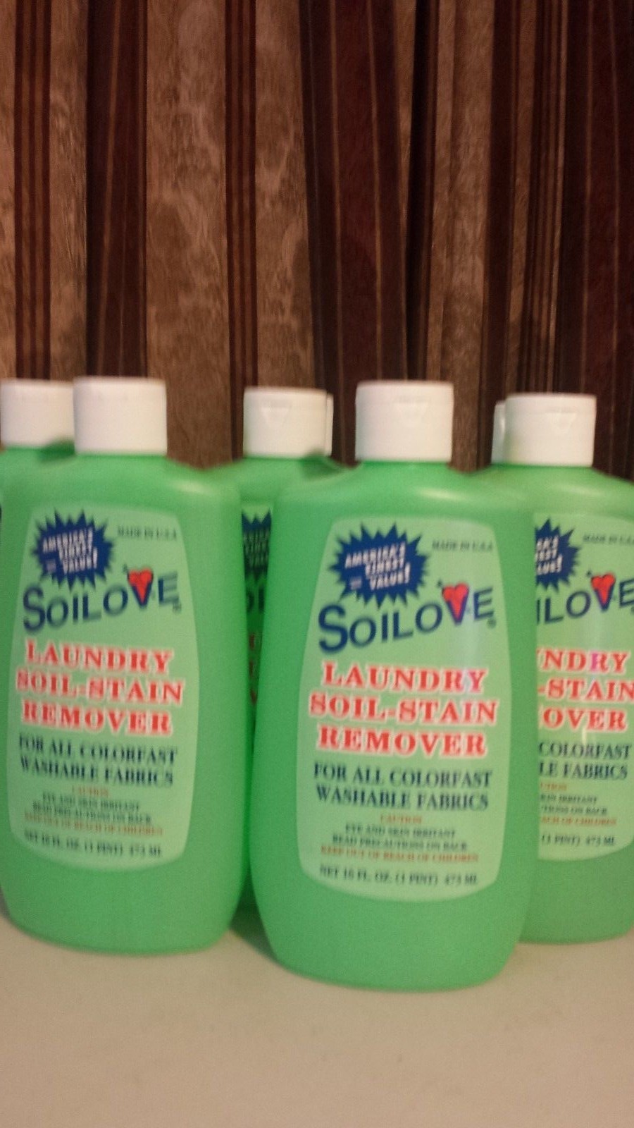 9 Bottles of Soilove Laundry Soil-Stain Remover 16 OZ FAST SHIPPING ORIGINAL USA