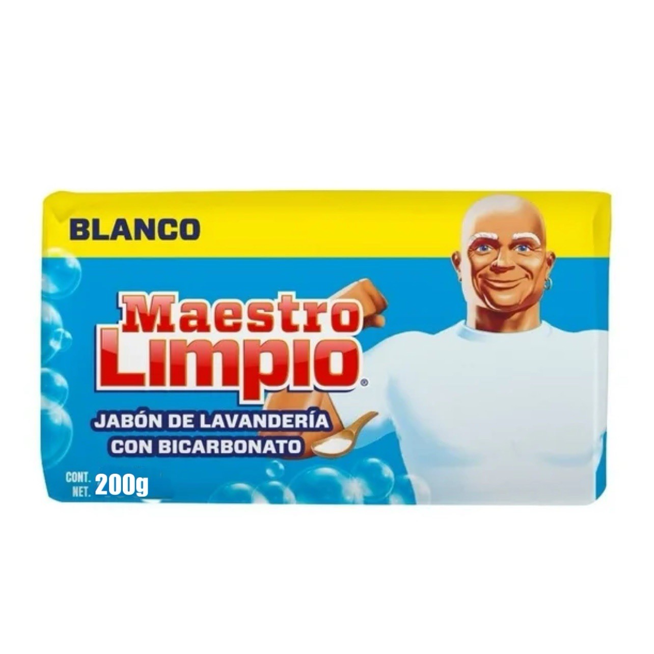 5X Maestro Limpio Blanco 🇲🇽 Bar Laundry Soap, 200g, 5 Pack