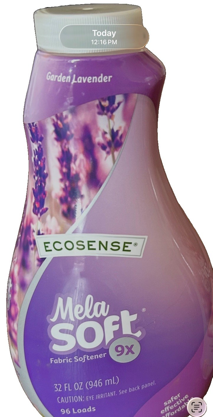 MelaSoft® 9x Liquid Fabric Softener: Garden Lavender 96 Loads 32 Fl Oz Sealed X2