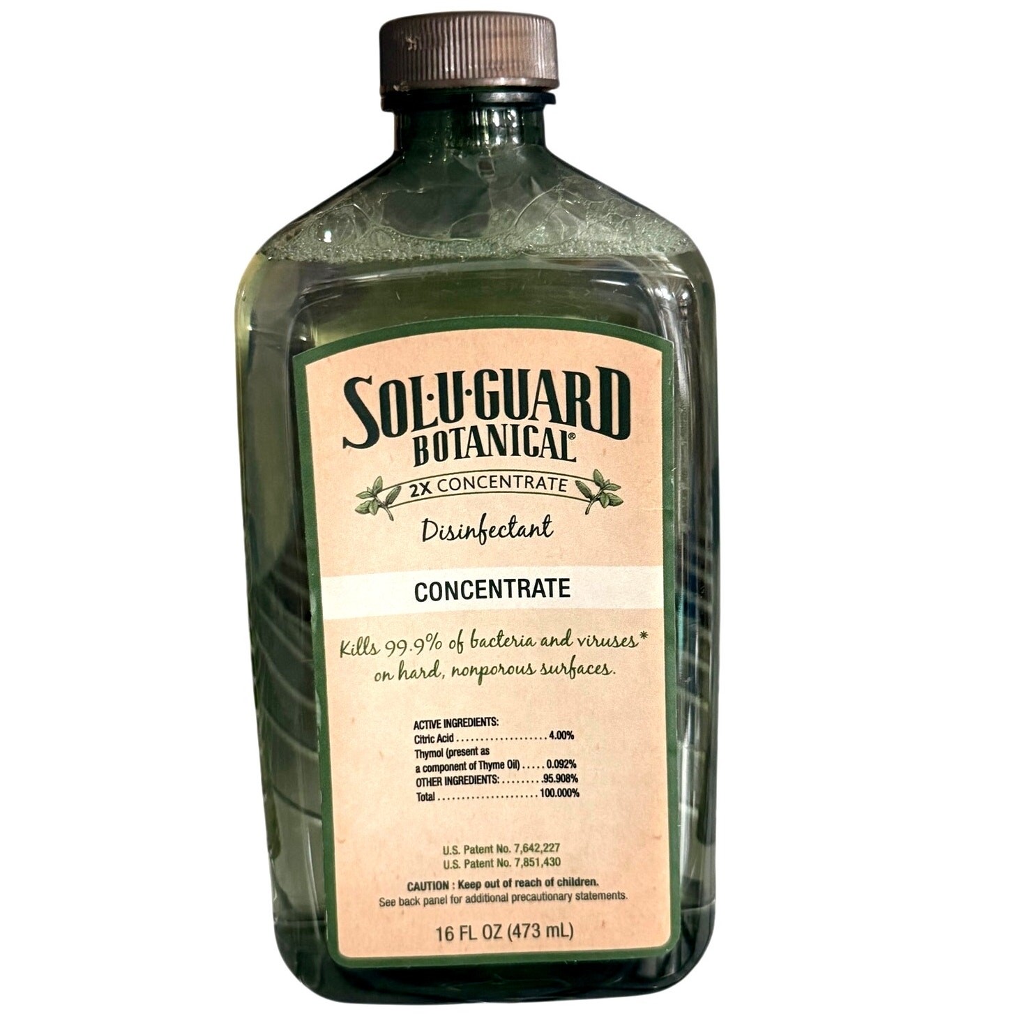 Melaleuca Ecosense Sol-U-Gard Botanical 2x Concentrate Disinfectant-16 fl oz-NEW