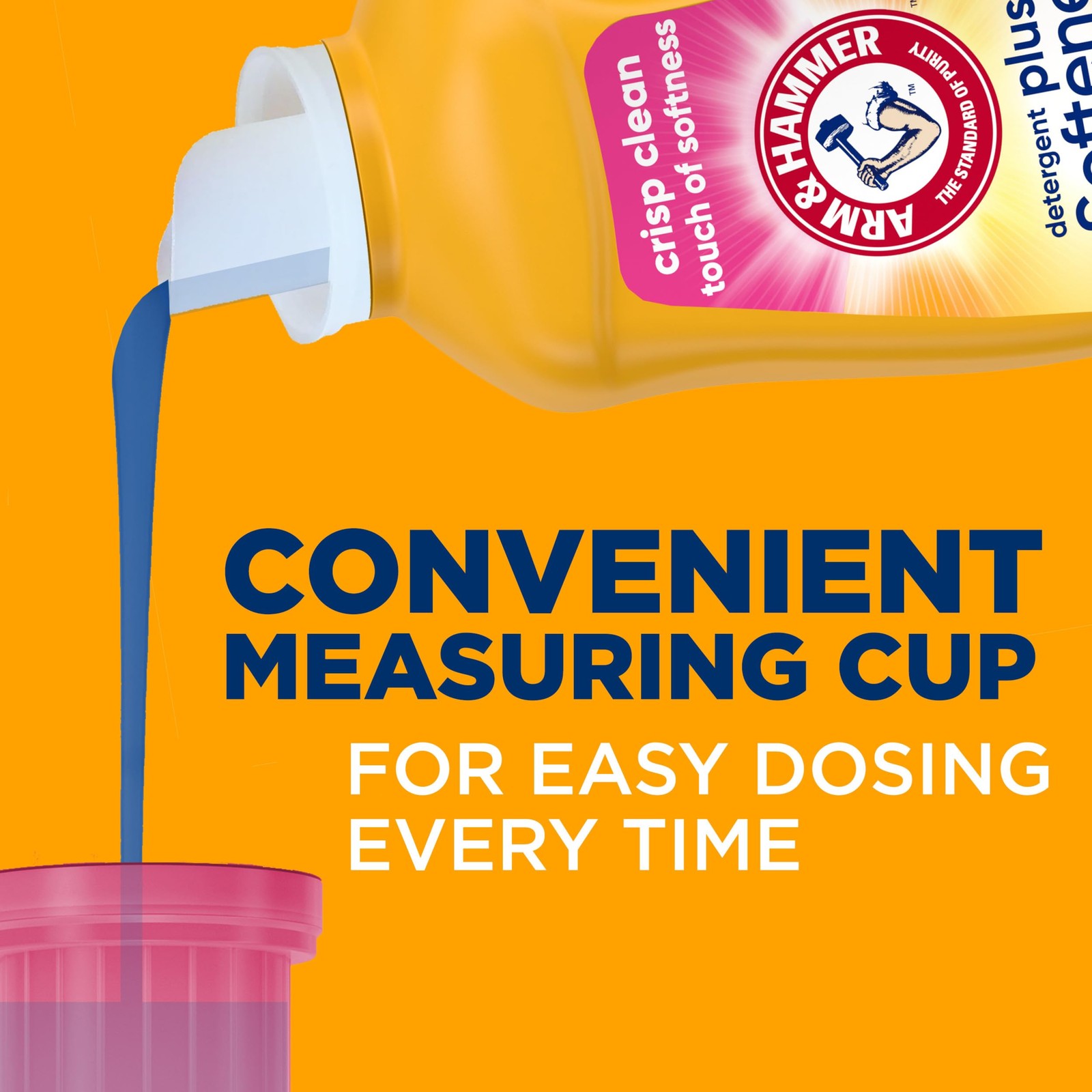 ARM & HAMMER Plus a Touch of Softener Liquid Laundry 100.5 Fl Oz (Pack 1)