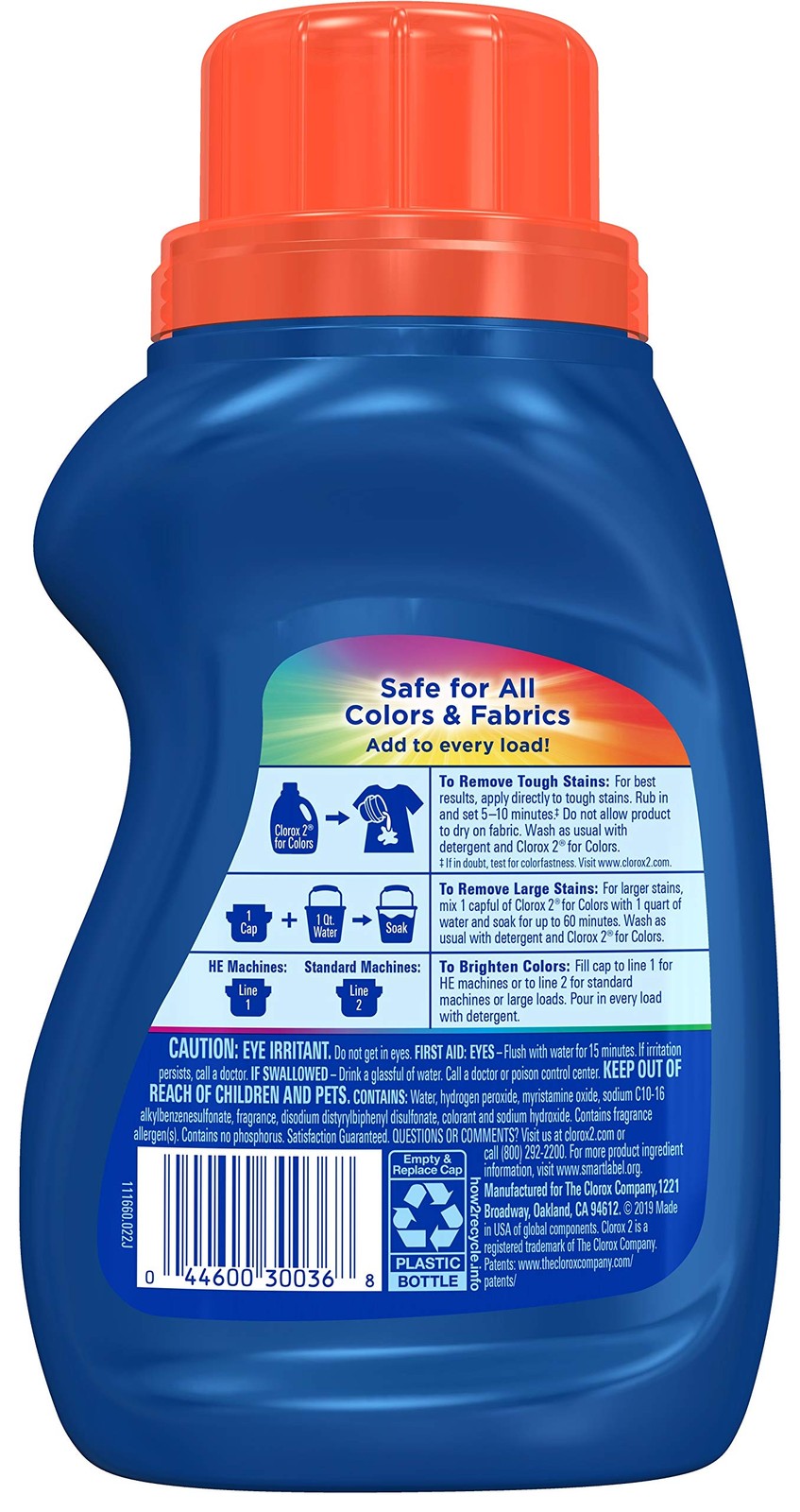 for Colors – Stain Remover and Color Brightener, 22 Ounces (Packaging May Vary)